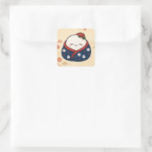 Autocollant carré Mochi de couverture douillette (Sac)