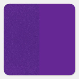 Autocollant carré personnalisé avec strass violet