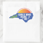 Autocollant carré rétro GWHNC (Sac)