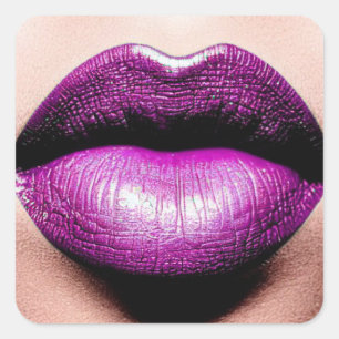 Autocollant Carré violet