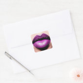 Autocollant Carré violet (Enveloppe)