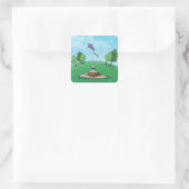 Autocollant Carré volant Kite (Sac)