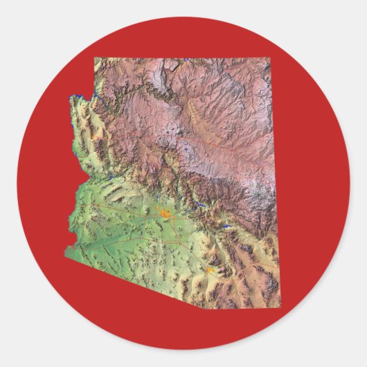 Autocollant Carte Arizona (Devant)