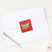 Autocollant carte Bulgarie (Enveloppe)