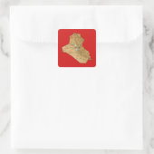 Autocollant carte d'Irak (Sac)