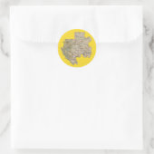 Autocollant carte du Gabon (Sac)