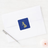 Autocollant carte du Royaume-Uni (Enveloppe)
