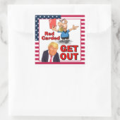 Autocollant Carton Rouge (Sac)