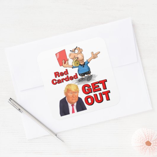 Autocollant Carton Rouge (Enveloppe)