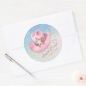 Autocollant Casquette Western Chic Coastal (Enveloppe)