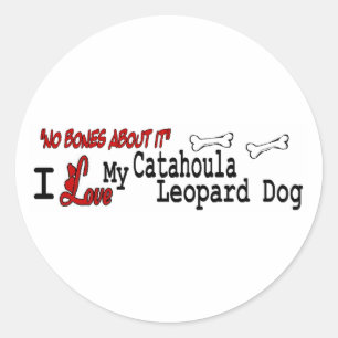 Autocollant Catahoula Leopard Dog (I Love)
