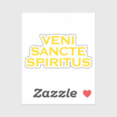Autocollant catholique en vinyle coupé sur mesure (Feuille)