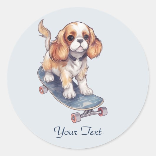 Autocollant Cavalier King Charles Spaniel (Devant)