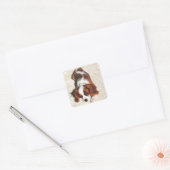Autocollant Cavalier King Charles Spaniel Little O (Enveloppe)