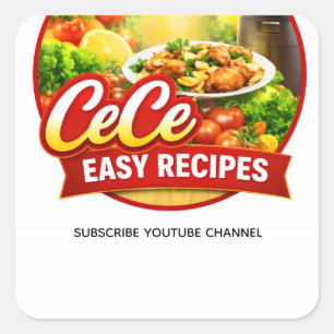 Autocollant Cece Easy Recipes
