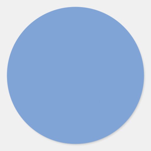 Autocollant Cercle Bleu | Étiquette Minimaliste Ca (Devant)
