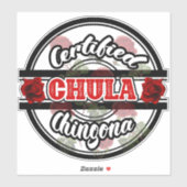 Autocollant certifié Chula Chingona (Feuille)