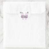 Autocollant C'est une fille (Sac)