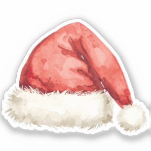 Autocollant Chapeau de Père Noël   Doodle de Vacan