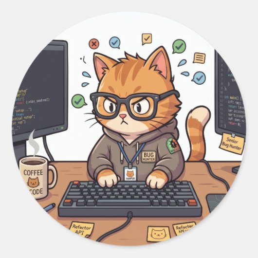 Autocollant Chat Royal (Devant)