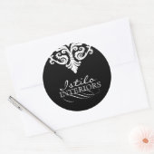 Autocollant chic de damassé (Enveloppe)