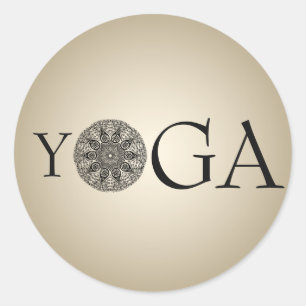 Autocollant chic de YOGA