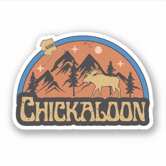 Autocollant Chickaloon, Alaska (Devant)
