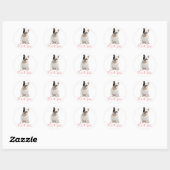 Autocollant Chien Chien Chien Chien Chien Merci (Feuille)