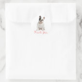 Autocollant Chien Chien Chien Chien Chien Merci (Sac)