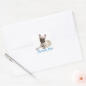 Autocollant Chien Chien Chien Chien Chien Merci (Enveloppe)