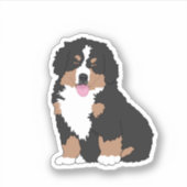Autocollant Chien de Montagne Bernese (Devant)