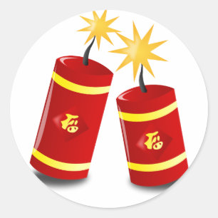 Autocollant chinois de nouvelle année
