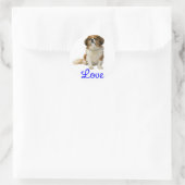 Autocollant Chiot Cavalier King Charles Spaniel (Sac)