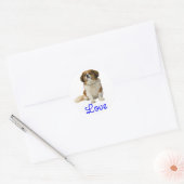 Autocollant Chiot Cavalier King Charles Spaniel (Enveloppe)