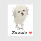 Autocollant chiot Malshi Goofy (Feuille)