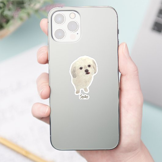 Autocollant chiot Malshi Goofy (Téléphone)