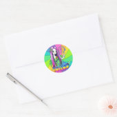 Autocollant "Chloe" Rainbow Peace Hippie Fairy (Enveloppe)