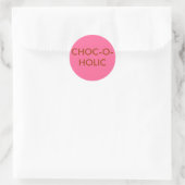 autocollant CHOC-O-HOLIC (Sac)