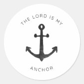 Autocollant chrétien | Le Seigneur est mon Ancre (Devant)