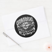 Autocollant circulaire A39 Tortoise classique (Enveloppe)