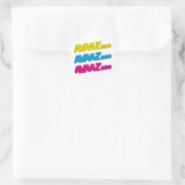 Autocollant circulaire Avaaz (Sac)