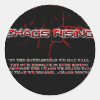 Autocollant circulaire CR