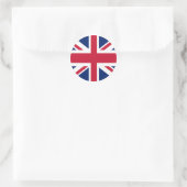 Autocollant circulaire Union Jack (Sac)