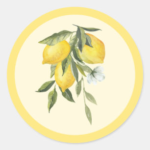 Autocollant citron