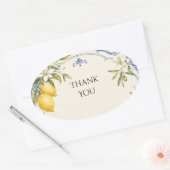 Autocollant Citron Amalfi Méditerranée (Enveloppe)