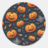 autocollant citrouille (Devant)