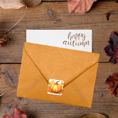 Autocollant Citrouille d'Automne - Sceau d'Automne