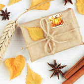 Autocollant Citrouille d'Automne - Sceau d'Automne