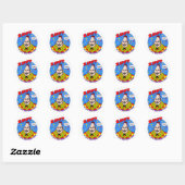 Autocollant classique Zippy "Yow" (Feuille)