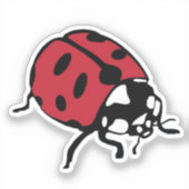 Autocollant coccinelle (Recto)